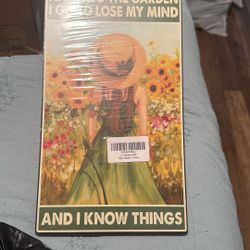 Garden Decor Sign