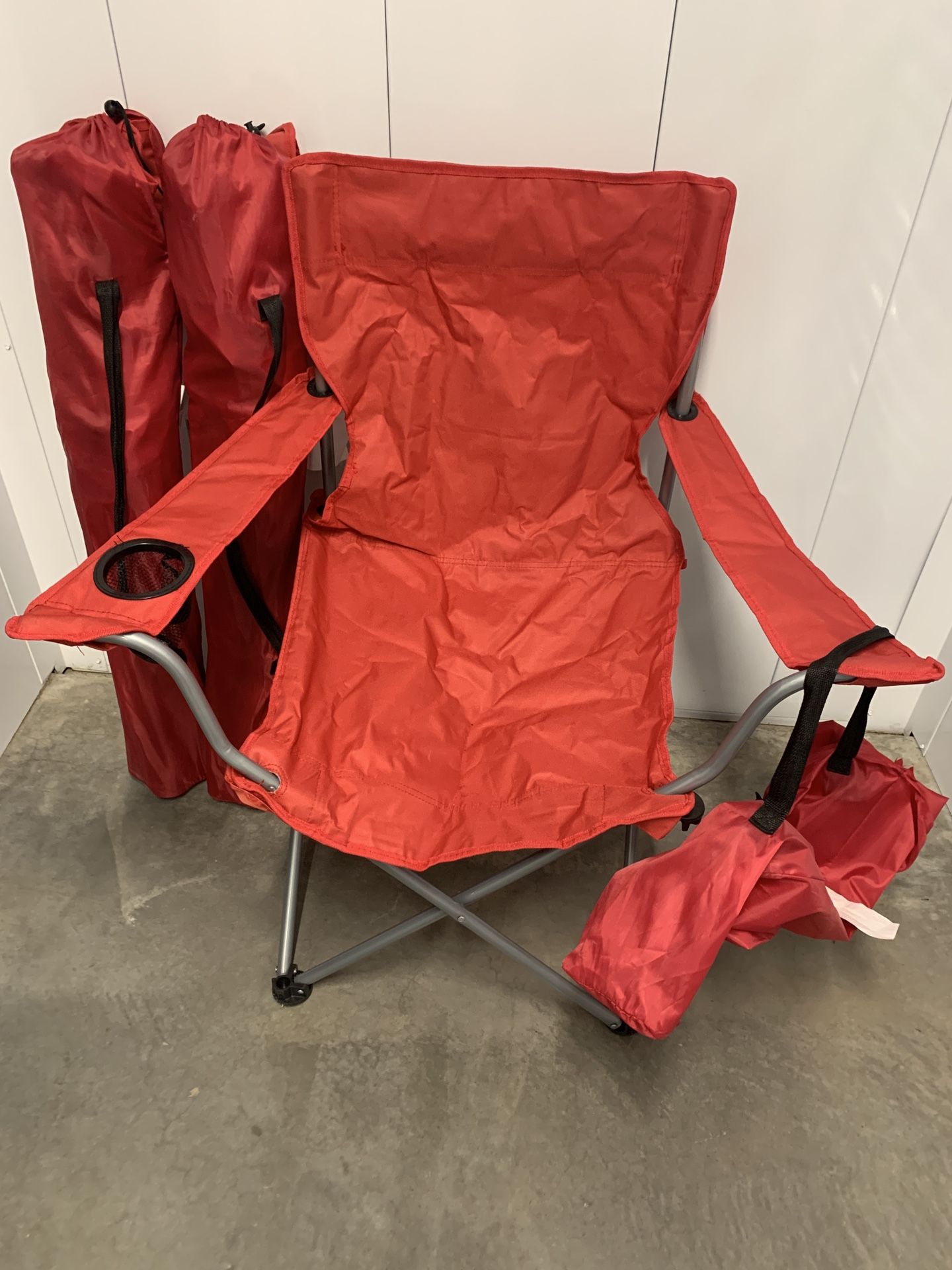 Three Camp Chairs and a Sleeping Bag (Sell as a set)