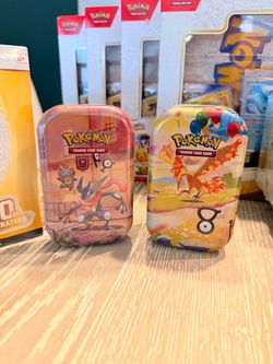 Pokémon Trading Card Game Mini Tins – Set of 2