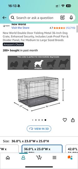 dog crates 36 inches
