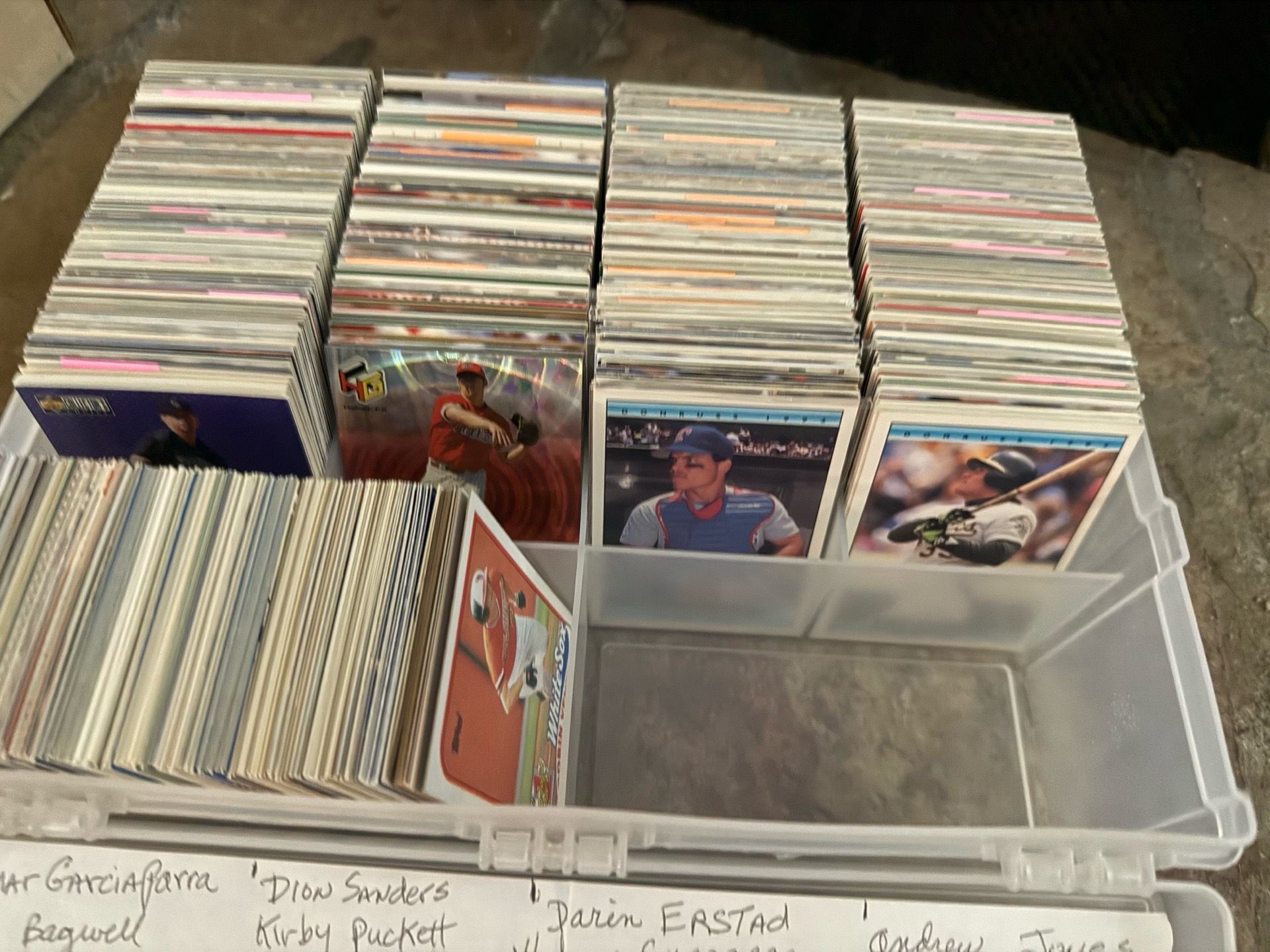 Various Baseball Cards