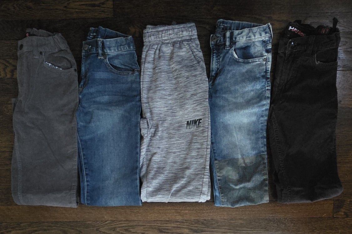 (5) Boys Size 12 Jeans/Pants/Sweats
