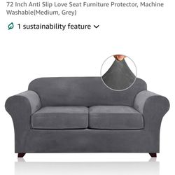 Three Cushion And Love Seat Gray Couch Covers