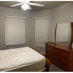 Bedroom Set with Dresser and Mirror