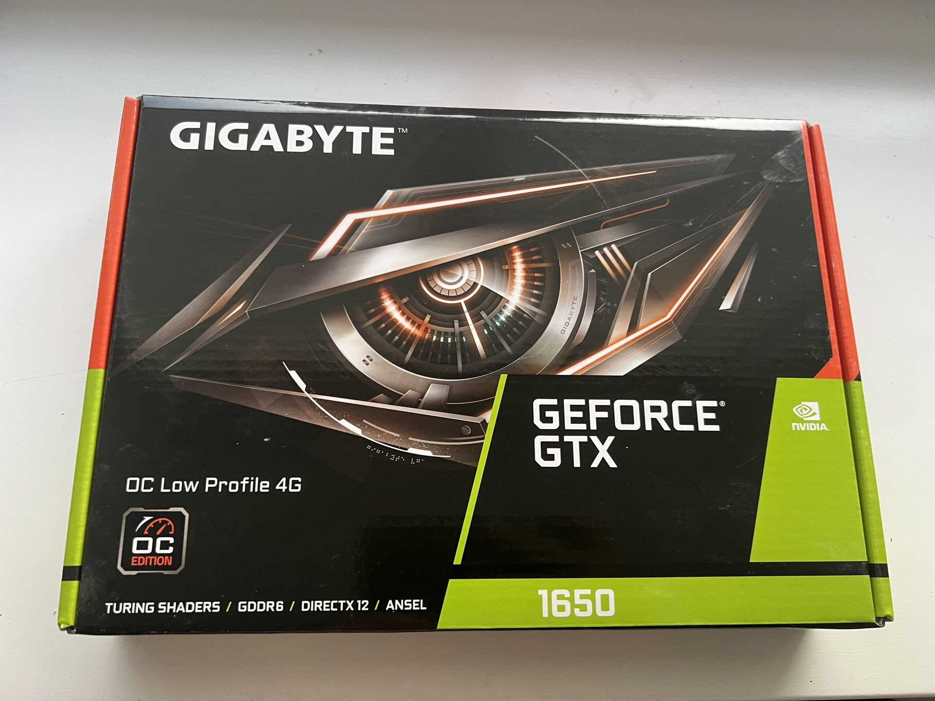 Gigabyte GeForce GTX 1650 OC Low Profile 4G Graphics Card, 2X Windforce Fans, 4GB 128-Bit GDDR5, Gv-N1650OC-4GL Video Card