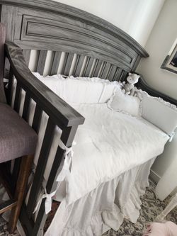 Gray Crib