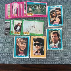 70s Grease Trading Cards And Stickers