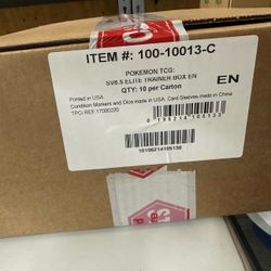 Pokemon Prismatic ETB Sealed Case x10 