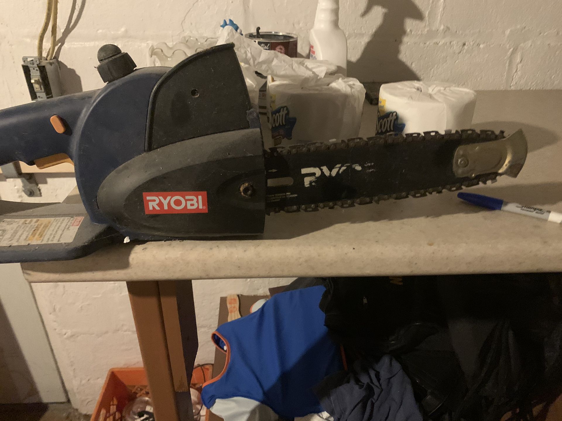 Ryobi chain saw