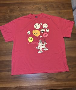 Brain Dead Balloon Man tee ‘red’