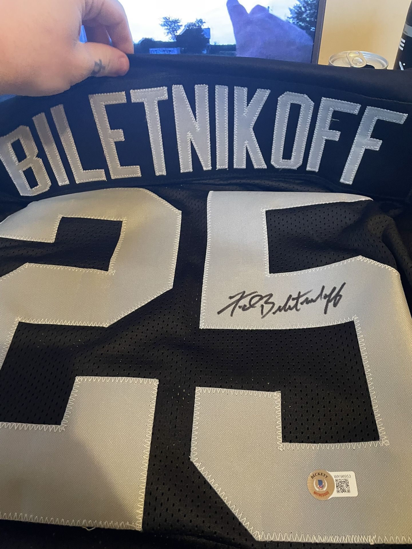 Signed NFL Jersey Blinketnioff