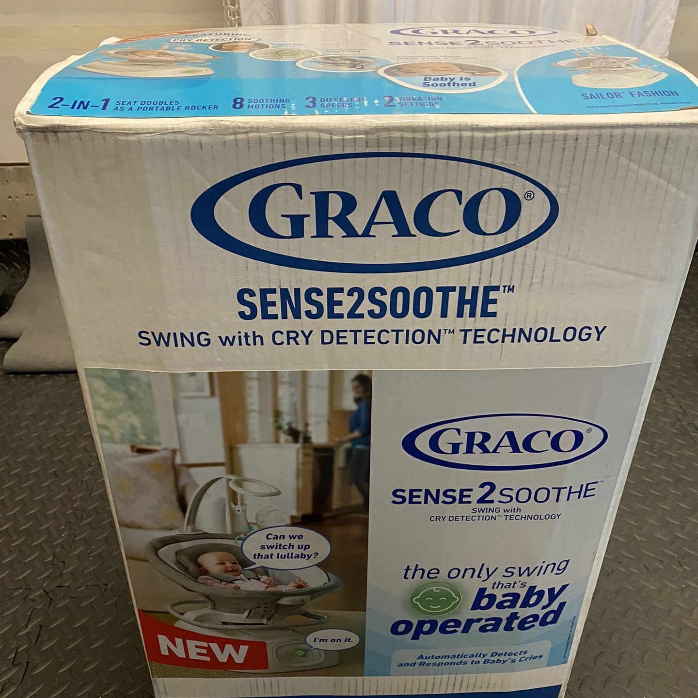 Soothe Swing With Cry Detection Graco Sense2Soothe Swing With Cry
