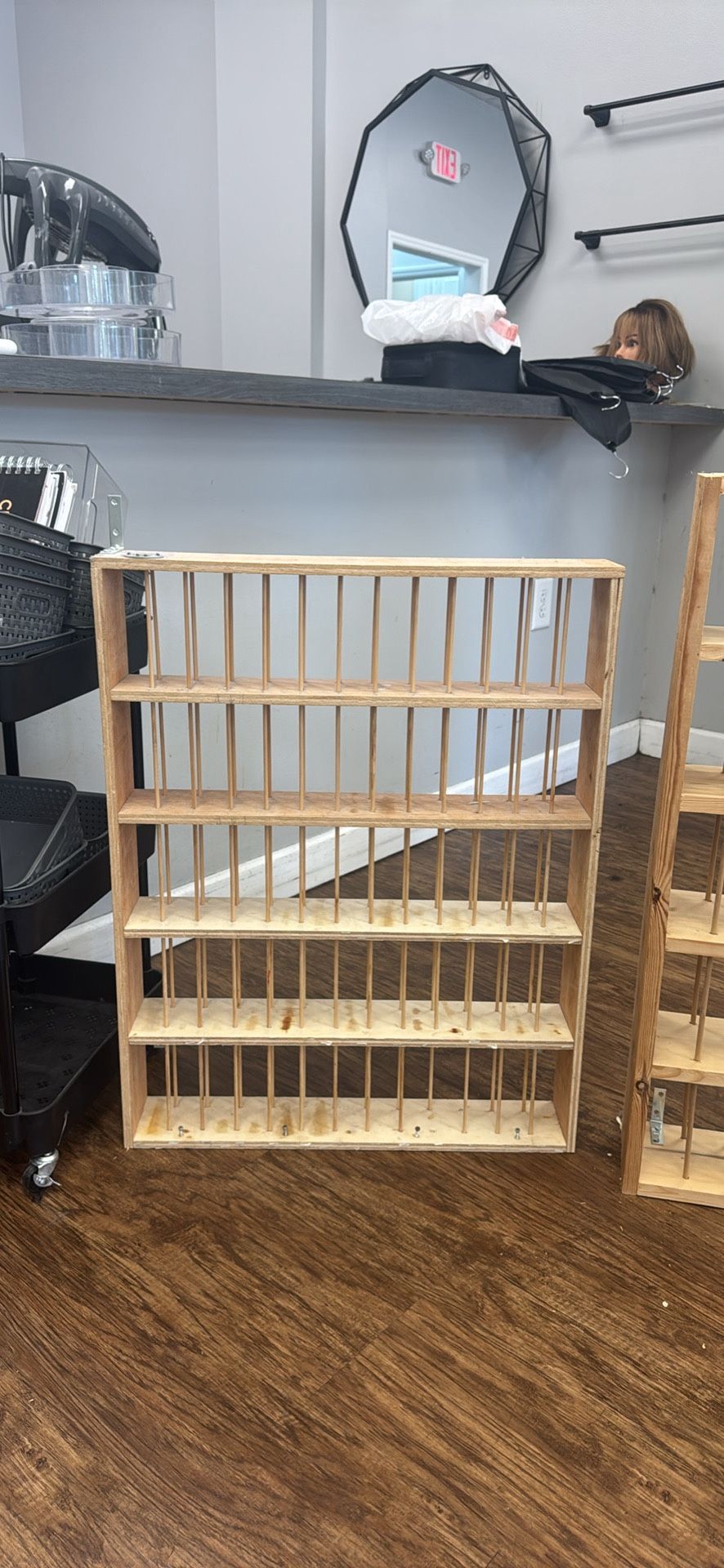 Handmade Hair color Shelves