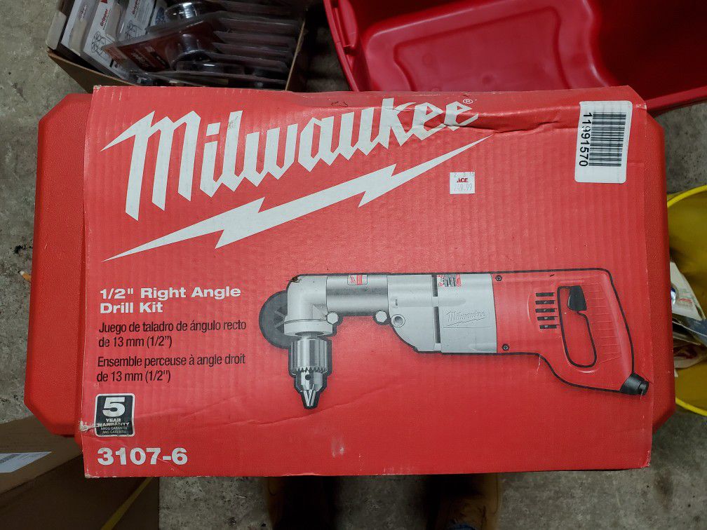 Milwaukee 1/2 right angle drill