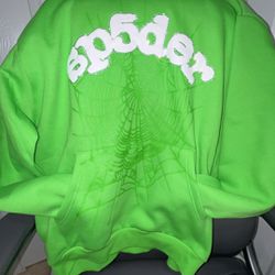 Sp5der Web Hoodie “ Slime “