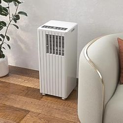 Portable Air Conditioner - 8,000 Btus Air Conditioner Cools Room Up to 350 sq.ft., Quiet AC Unit with Remote Control, Built-in Dehumidifier, Fan, Auto