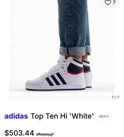 adidasTop Ten Hi 'White'
Used
Size 11