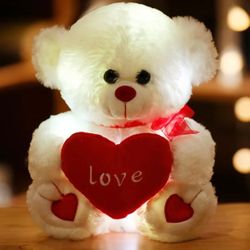 $15 Or  $2x25 Teddy Bear With Leds Lights Inside 