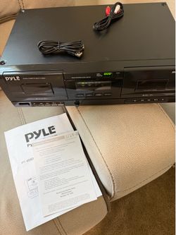 Pyle PT659DU Dual Stereo Cassette Player & Recorder MP3 conversion