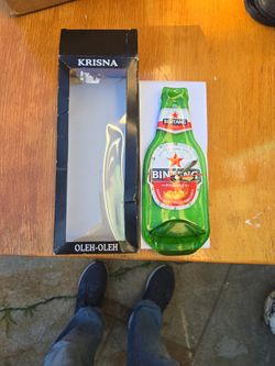 Beer Bottle Clock For A Bar , Decorations