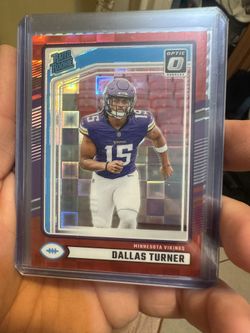 Dallas Turner Rated Rookie Red Pandora Vikings
