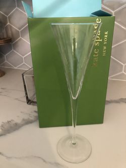 Kate Spade Champagne Flutes