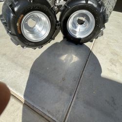 ATV Sand Gecko Paddle wheels and Tires  Thumbnail