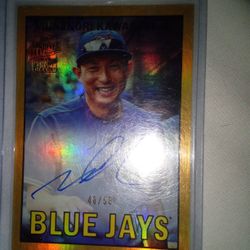 Signed Baseball Card