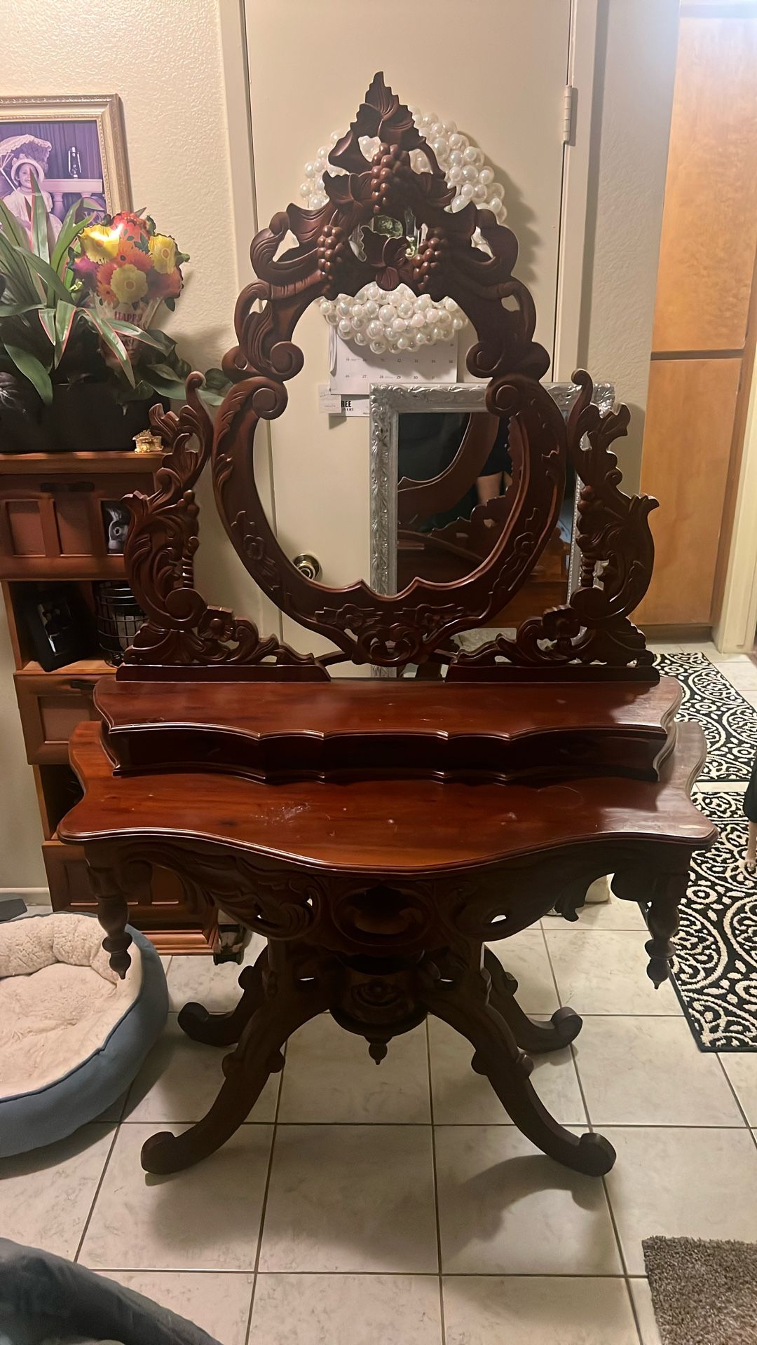 Wood Vanity 