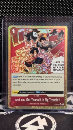 And Get Yourself In Big Trouble!! ST30-017 C (Alt Art)
