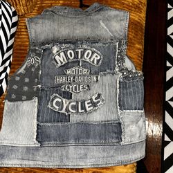 Harley Davidson Denim Vest