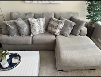 Ashley Furniture Sectional And Pillows 