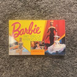 Vintage 1989 Barbie Thirty Years Of American Doll Book
