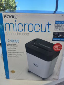 Royal 14-Sheet Micro Cut Paper Shredder