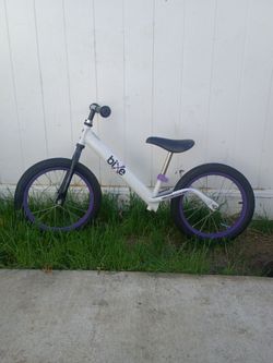 Bixe Kids Balance Bike White Purple