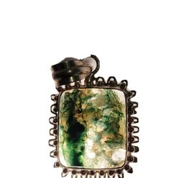 Moss Quartz Pendant 