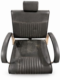 Used Black Salon Chair with Headrest – Project Chair