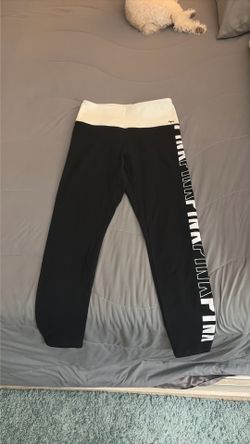 Women’s black yoga pants by Pink