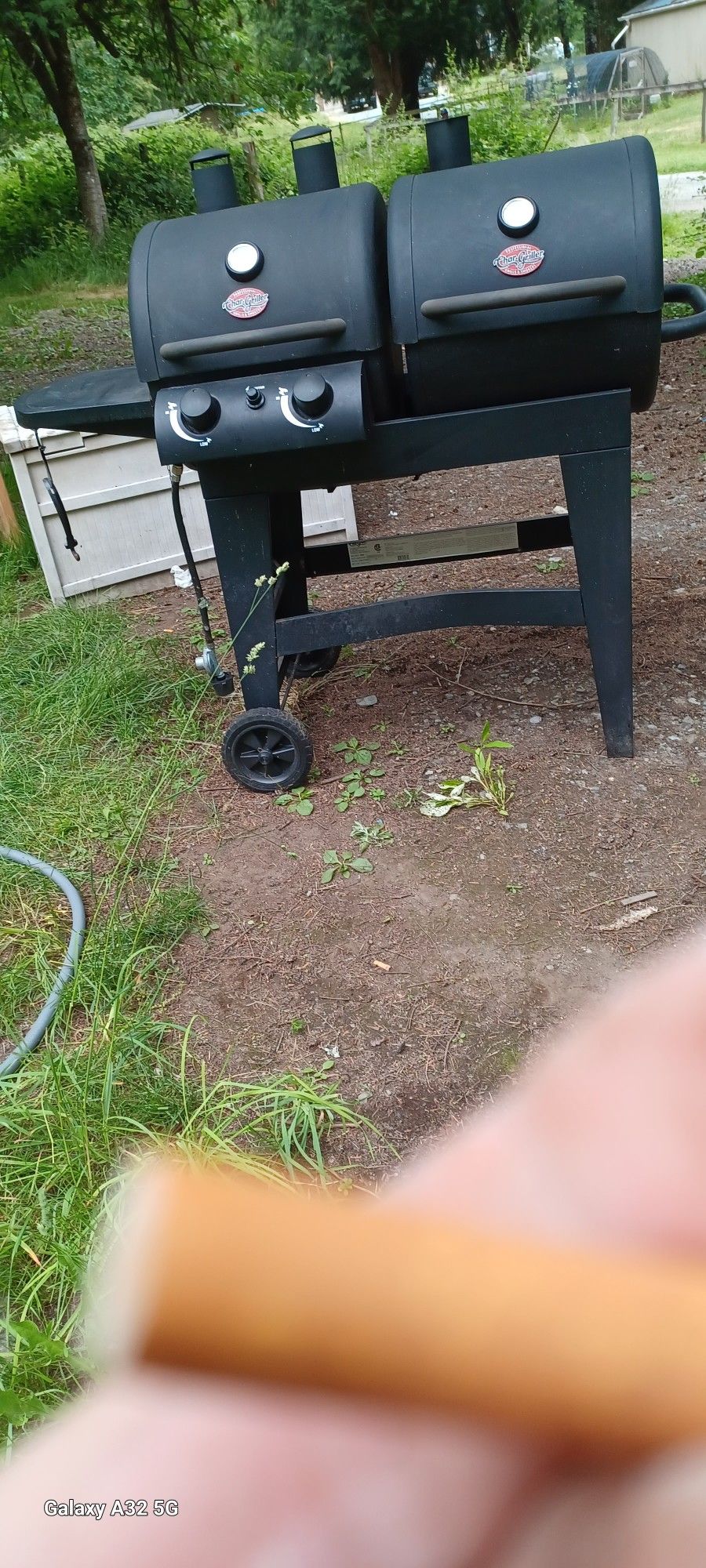 Barbecue Cover And Barbecue