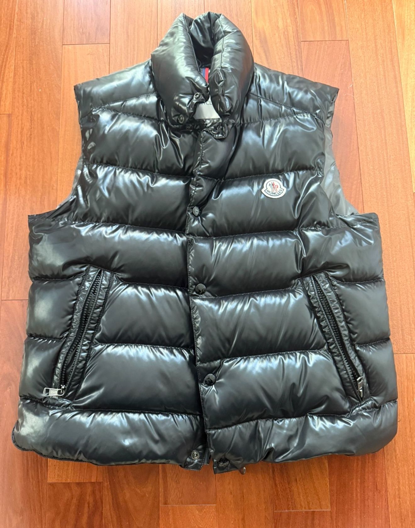 100% AUTHENTIC MONCLER TIB GILET VEST- Black - Size 2