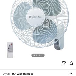 Wall Hanging Oscillating Fan
