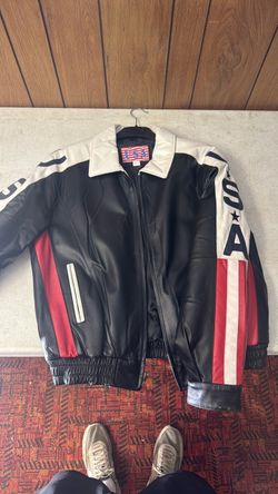 Vintage USA Leather Bomber Jacket