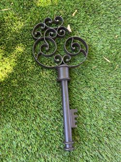 Large Decorative Metal Skeleton Key