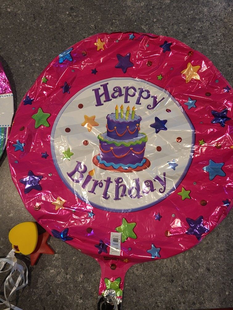 Foil Balloons - Birthday & Stars