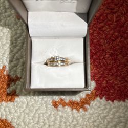 Weight Wedding Band Set