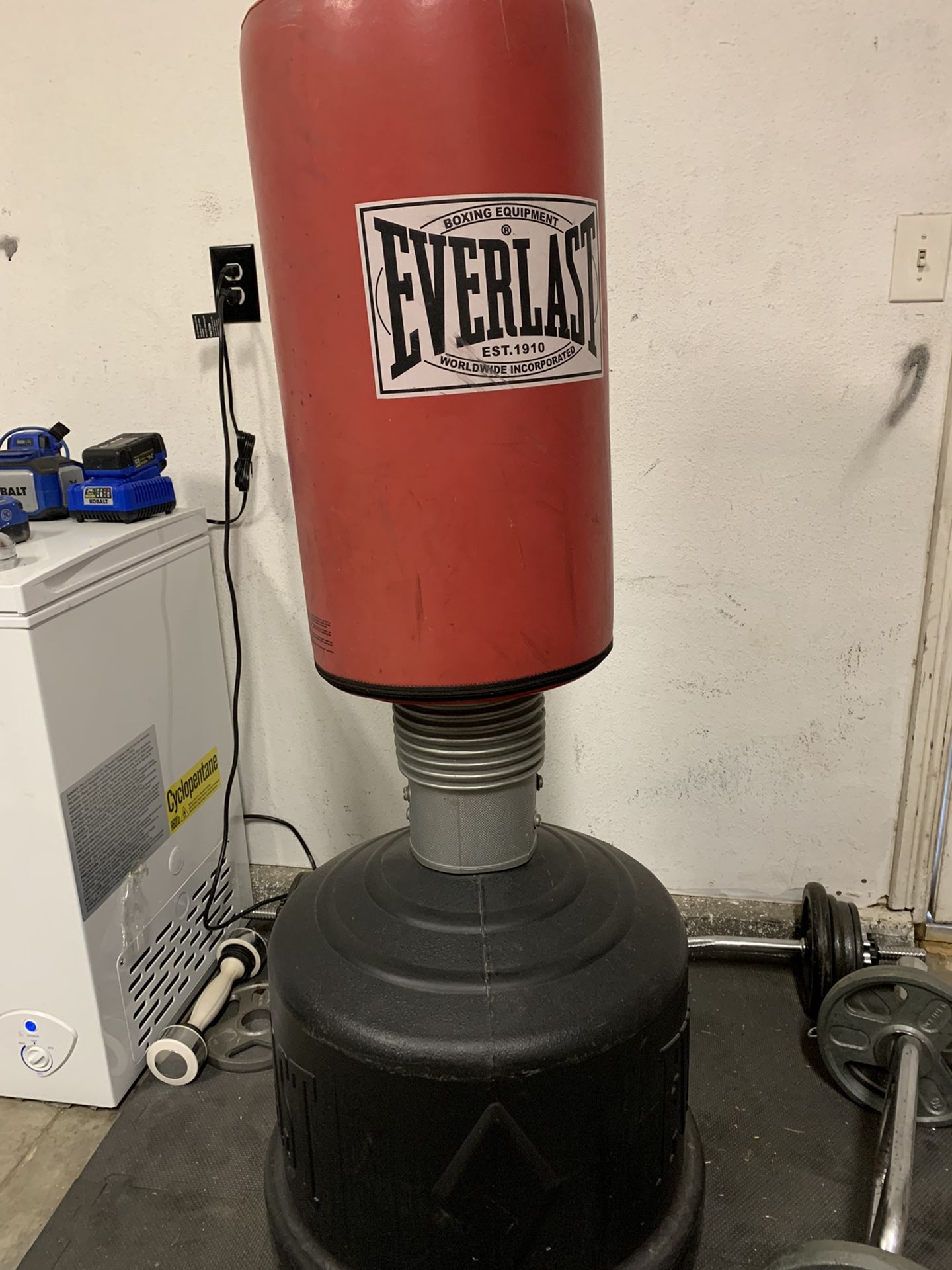 Red Everest Standing Punching Bag