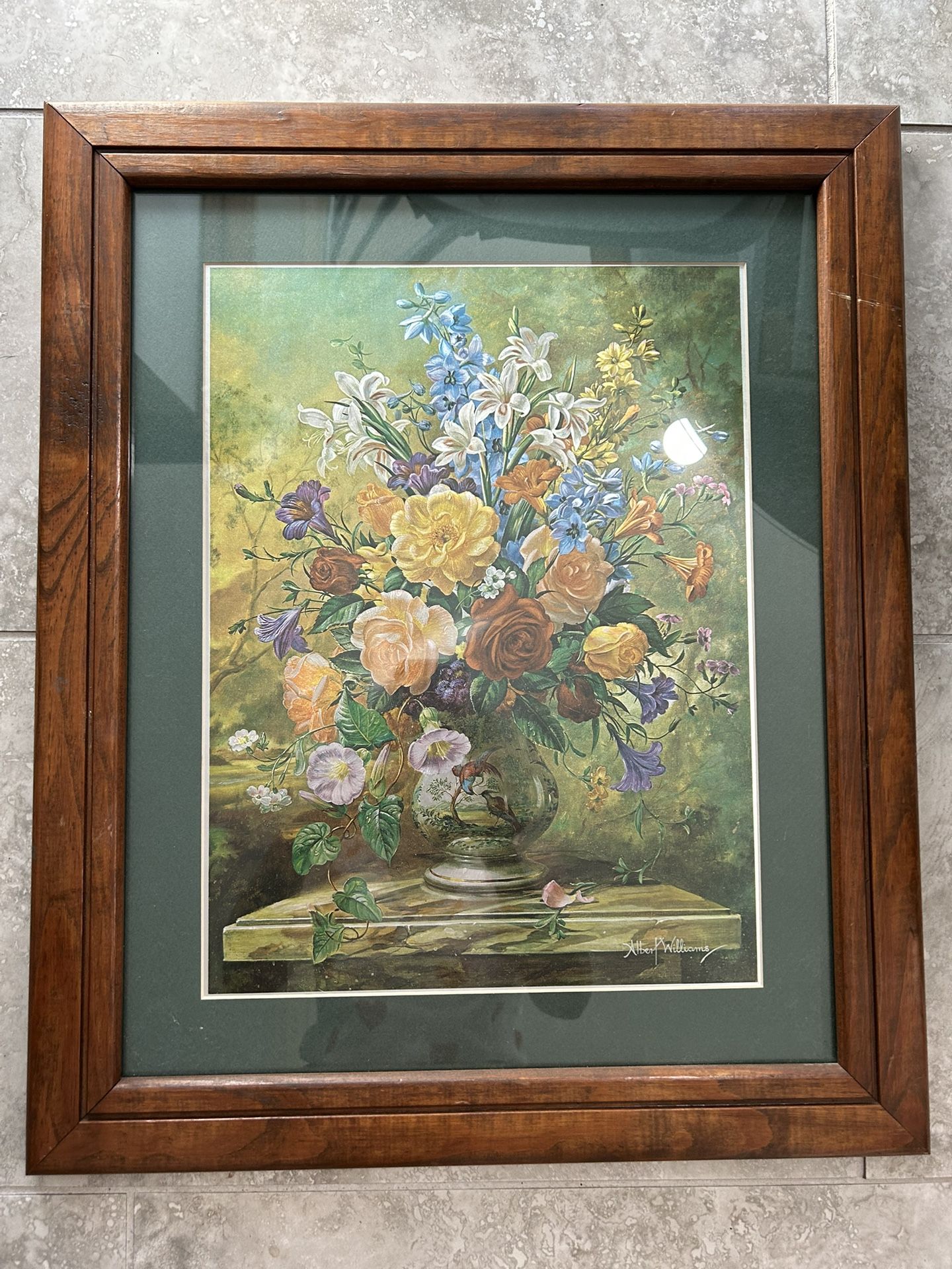 Vintage Albert Williams Framed Artwork