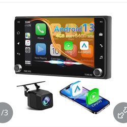 YUANTING 7 Inch IPS Touch Screen Android  Support wireless Carplay & Android Auto MIrror Link WithBackup Camera FM SWC GPS Radio