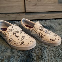 NEW Special Aliens Peace Vans Slip Ons