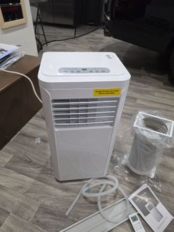 Portable Air Conditioners 8000 Btu 4 Modes Portable AC Unit Built-in Cool/Dehumidifier/Fan/Sleep, 24Hrs Timer,